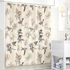 Alia 100% Cotton Single Shower Curtain